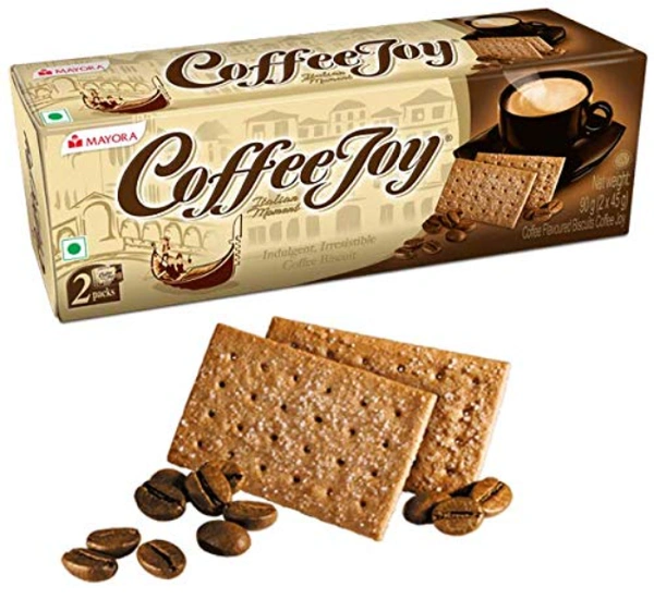 Coffee Joy Thin Crispy Crackers Unique Taste Of Coffee 90g 